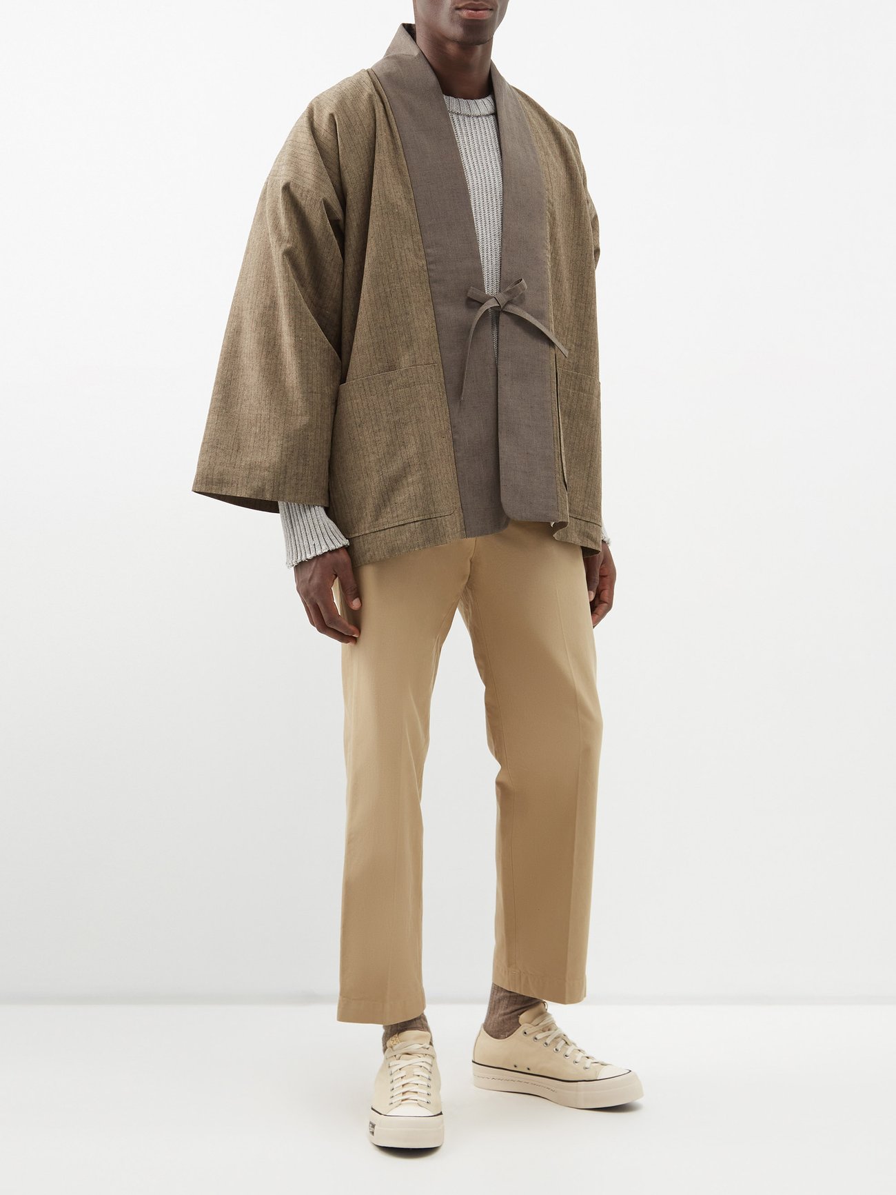 Beige Kiyari wool-blend jacket | Visvim | MATCHESFASHION US