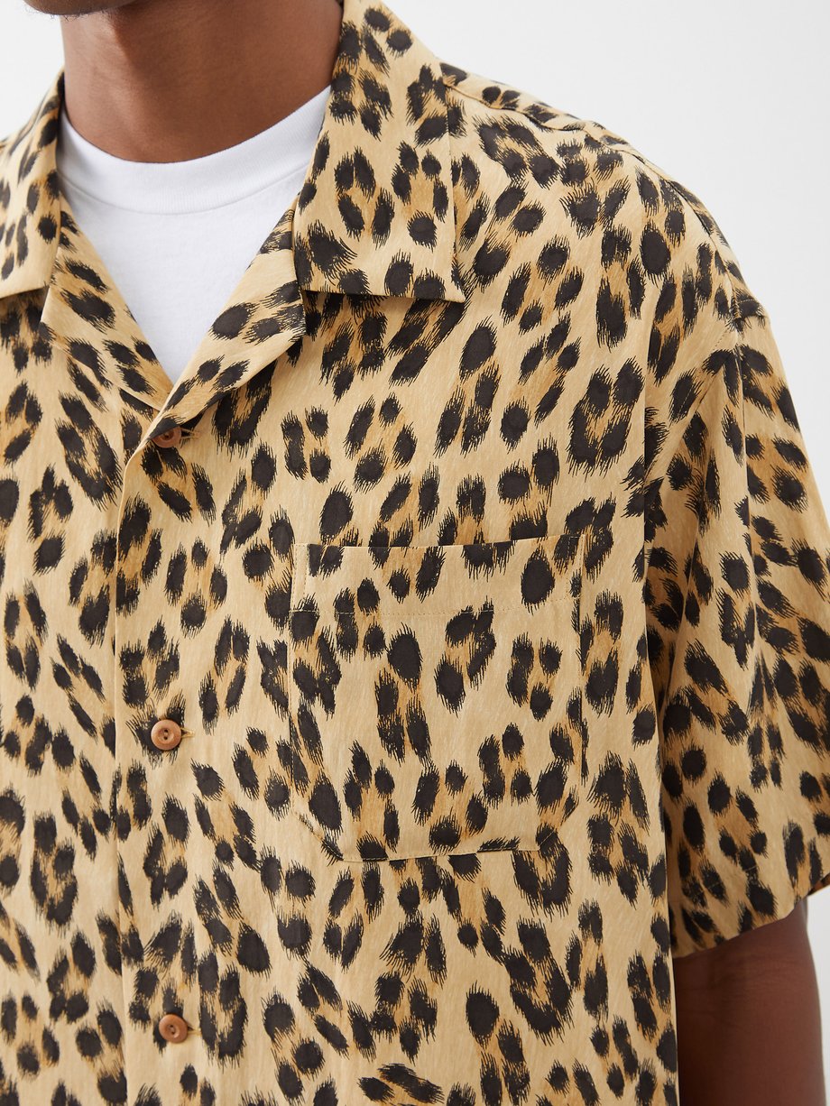 visvim CABAN SHIRT S/S LEOPARD 2 - トップス