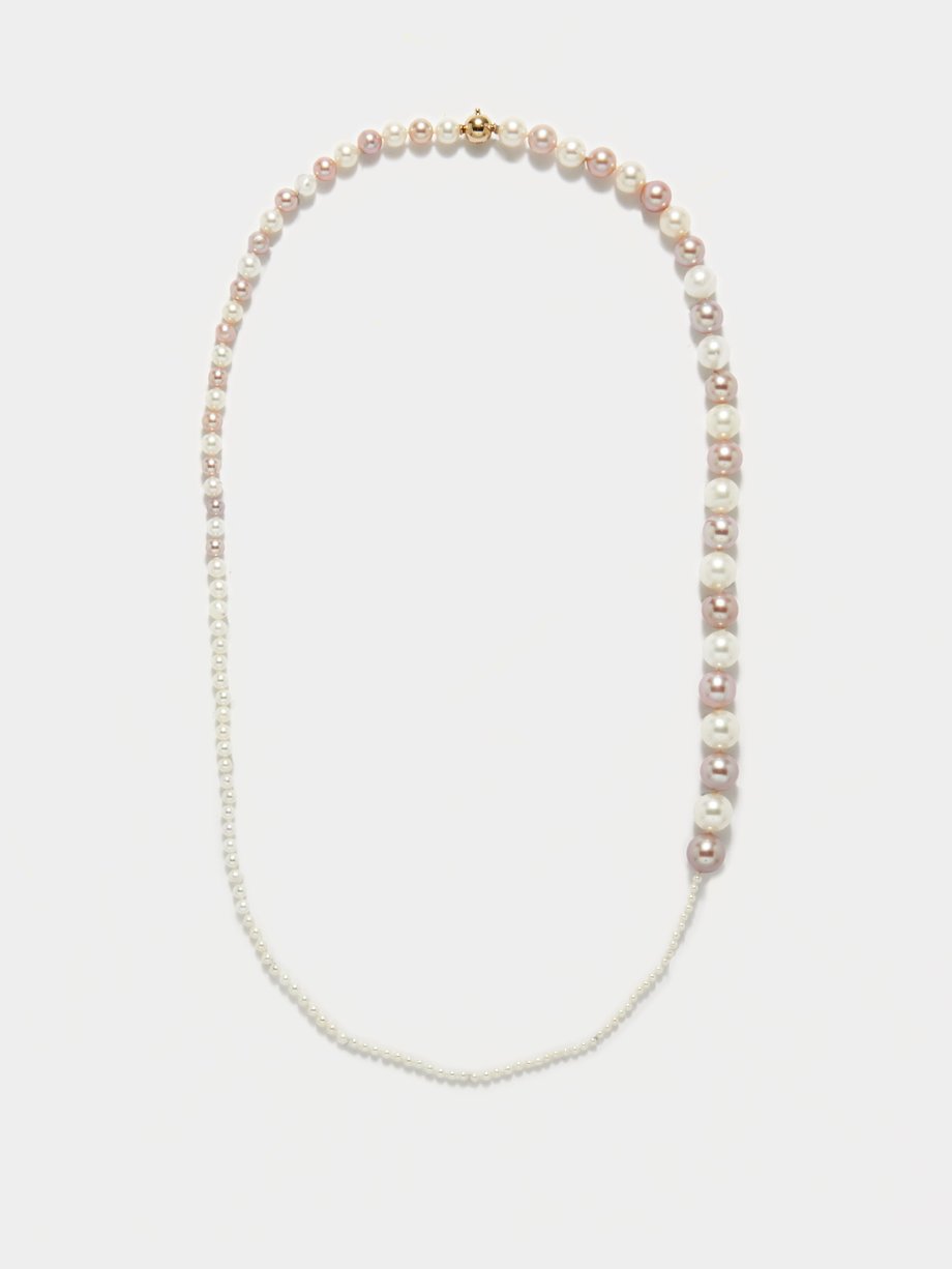 Sophie Bille Brahe x Caro Editions (Sophie Bille Brahe) Peggy Perle candy pearl & 14kt gold necklace