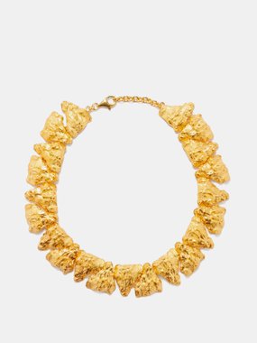 Alia Bin Omair Levonah gold-plated silver necklace