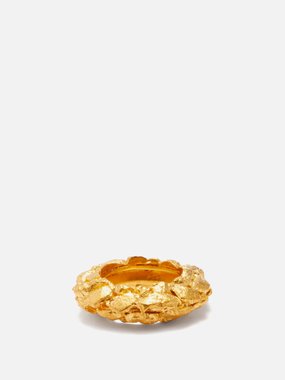 Alia Bin Omair Olibanum gold-plated ring