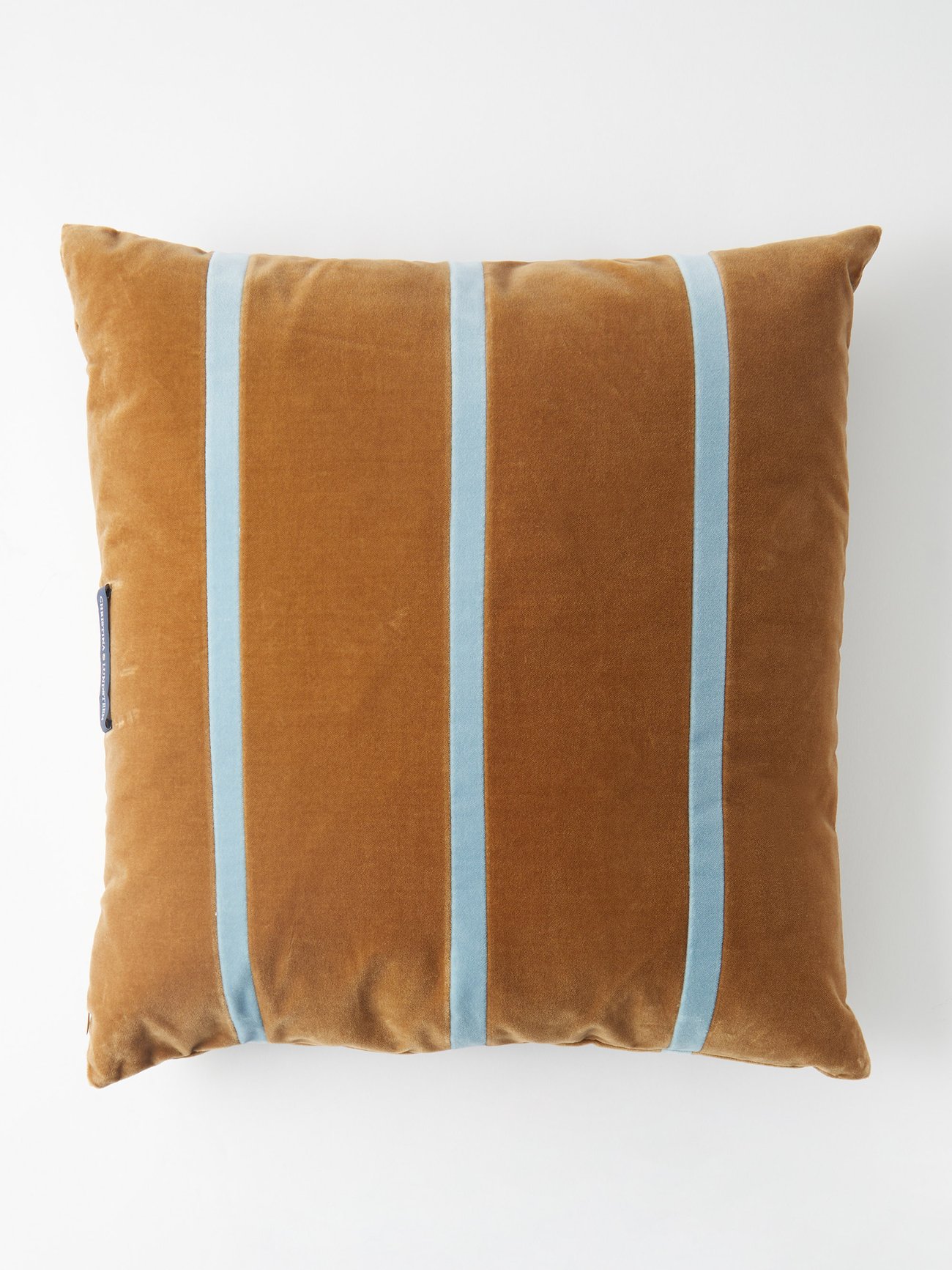 Long Moreton Beige Striped Cotton Cushion - Home & Lifestyle from