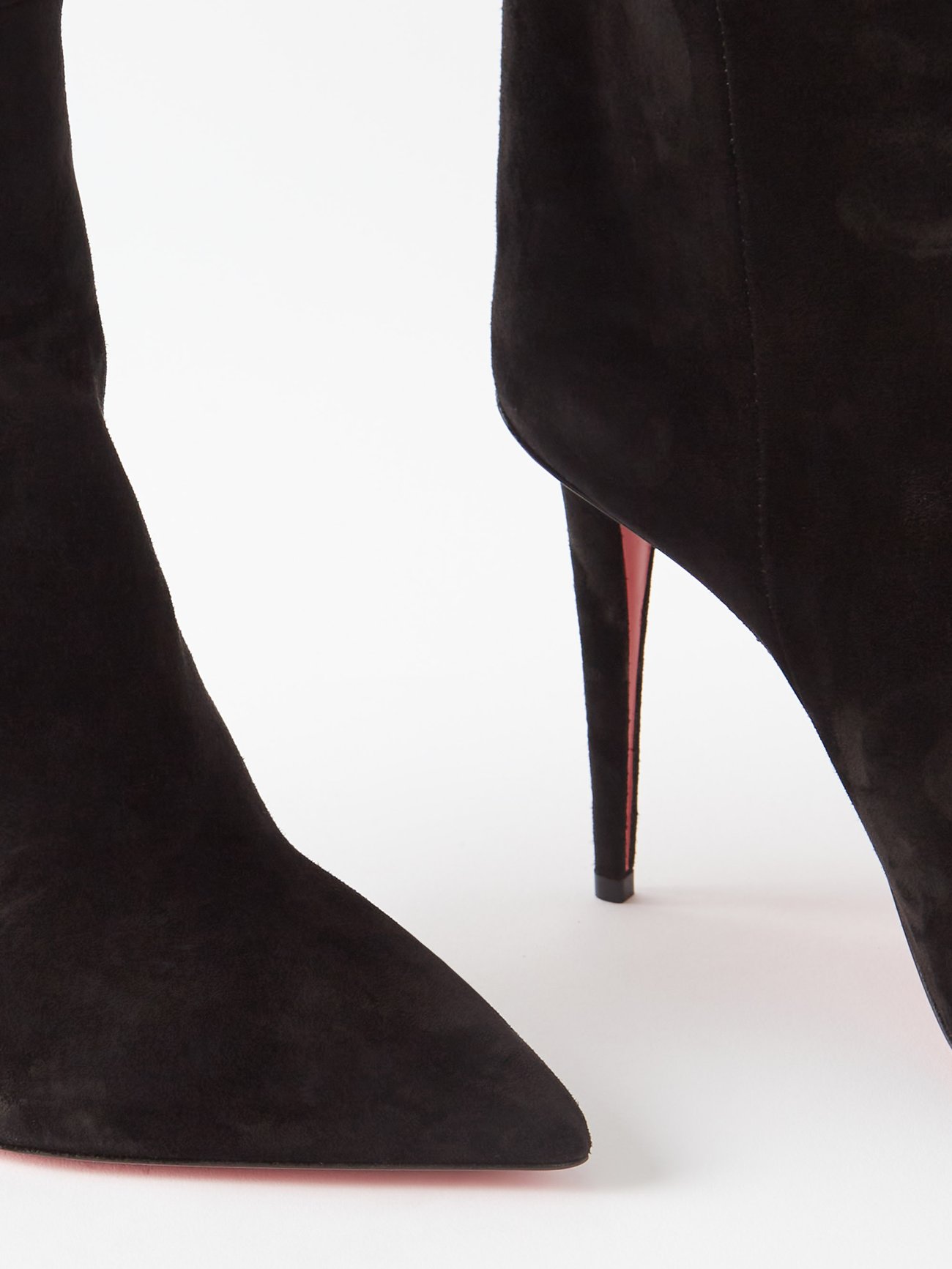 Christian Louboutin Astrilarge Knee High Pointed Toe Boot