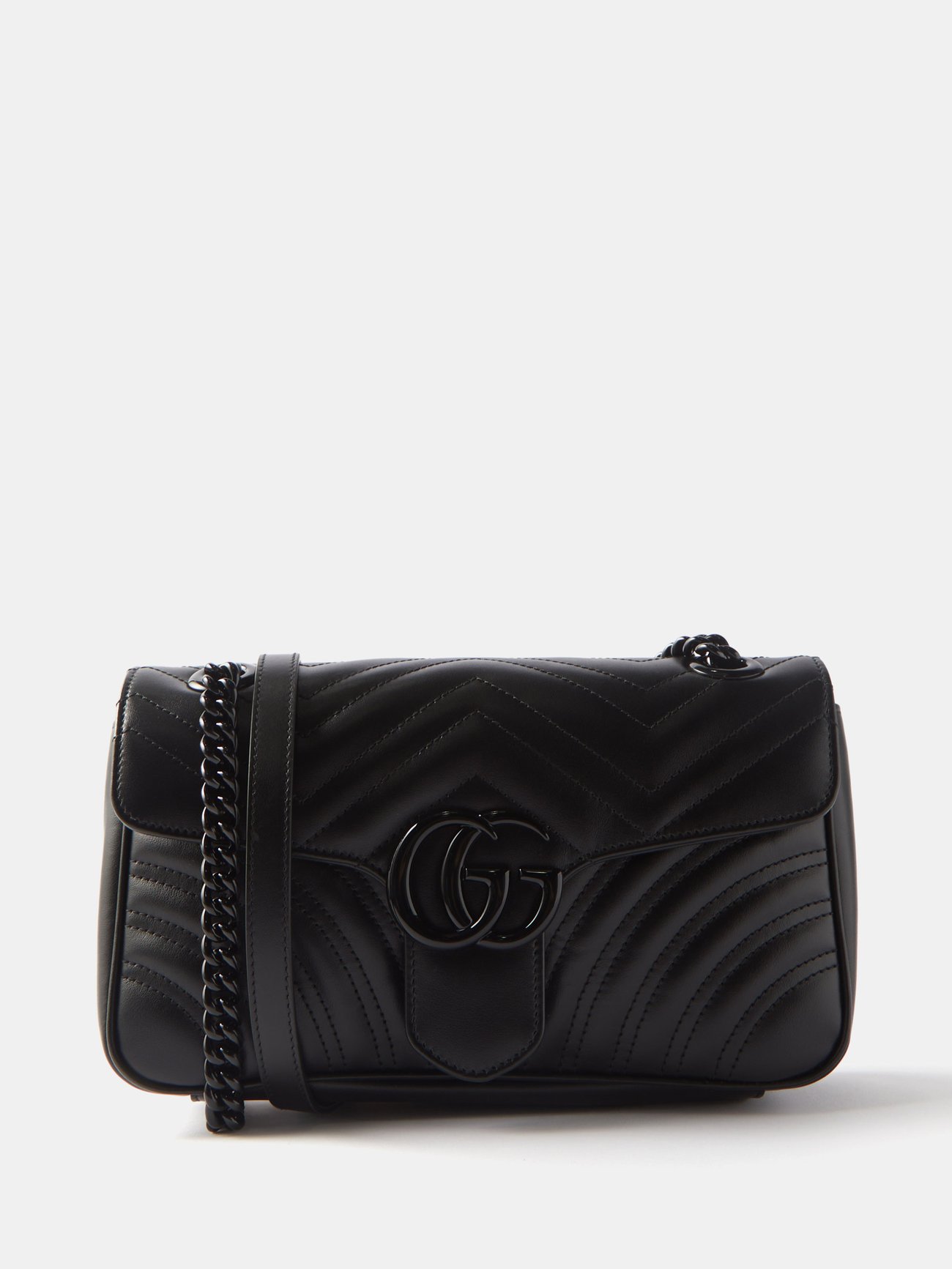 Gucci Leather Shoulder Strap - Black Bag Accessories, Accessories