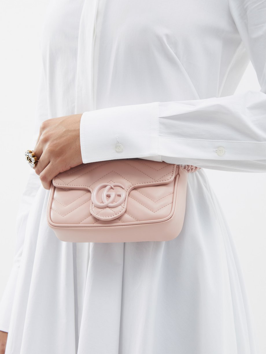 Gucci marmont discount mini bag pink