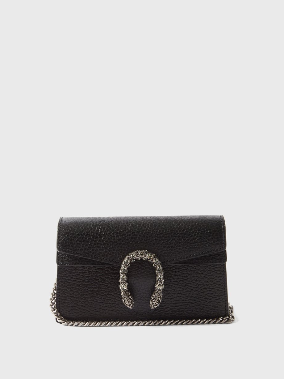 Black Dionysus crystal and leather cross-body bag | Gucci | MATCHESFASHION  US