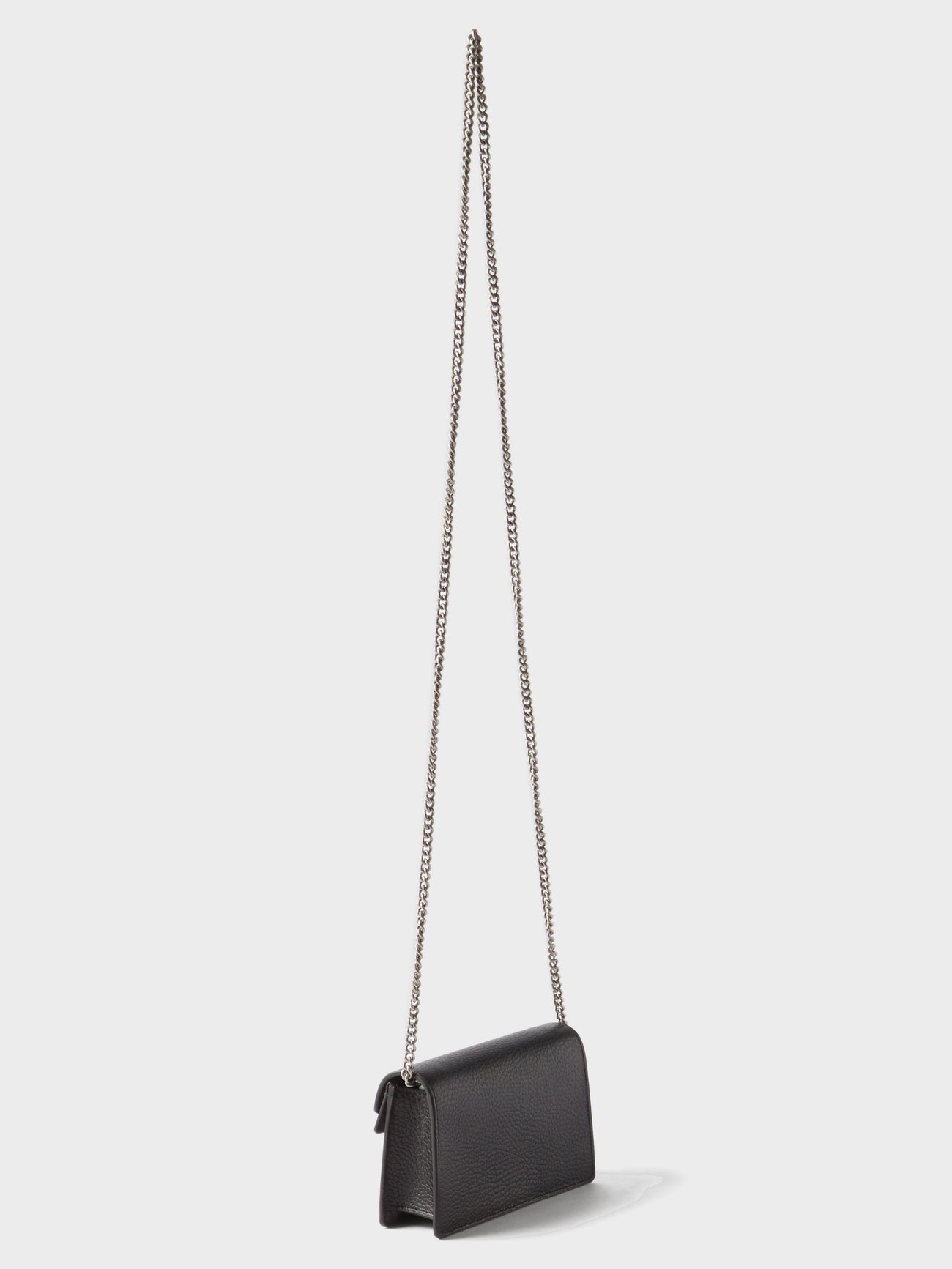 Black Dionysus crystal and leather cross-body bag