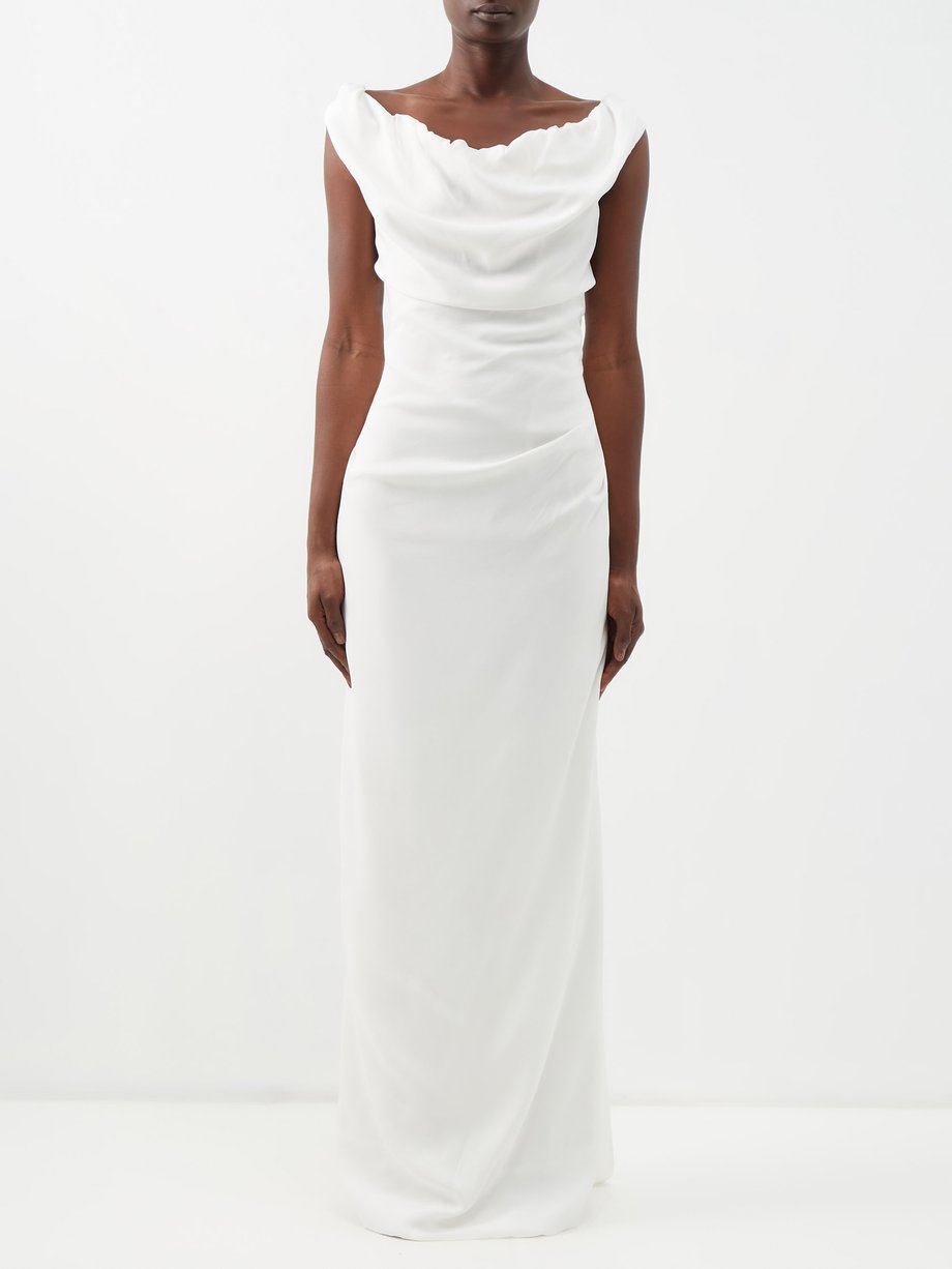 White Ginnie off-the-shoulder cady maxi dress, Vivienne Westwood Gold  Label