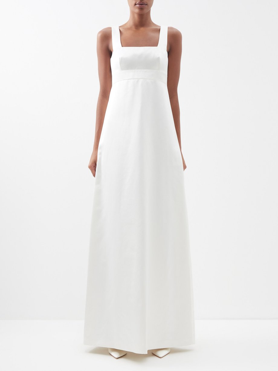 White Orsi gown | Max Mara | MATCHESFASHION UK