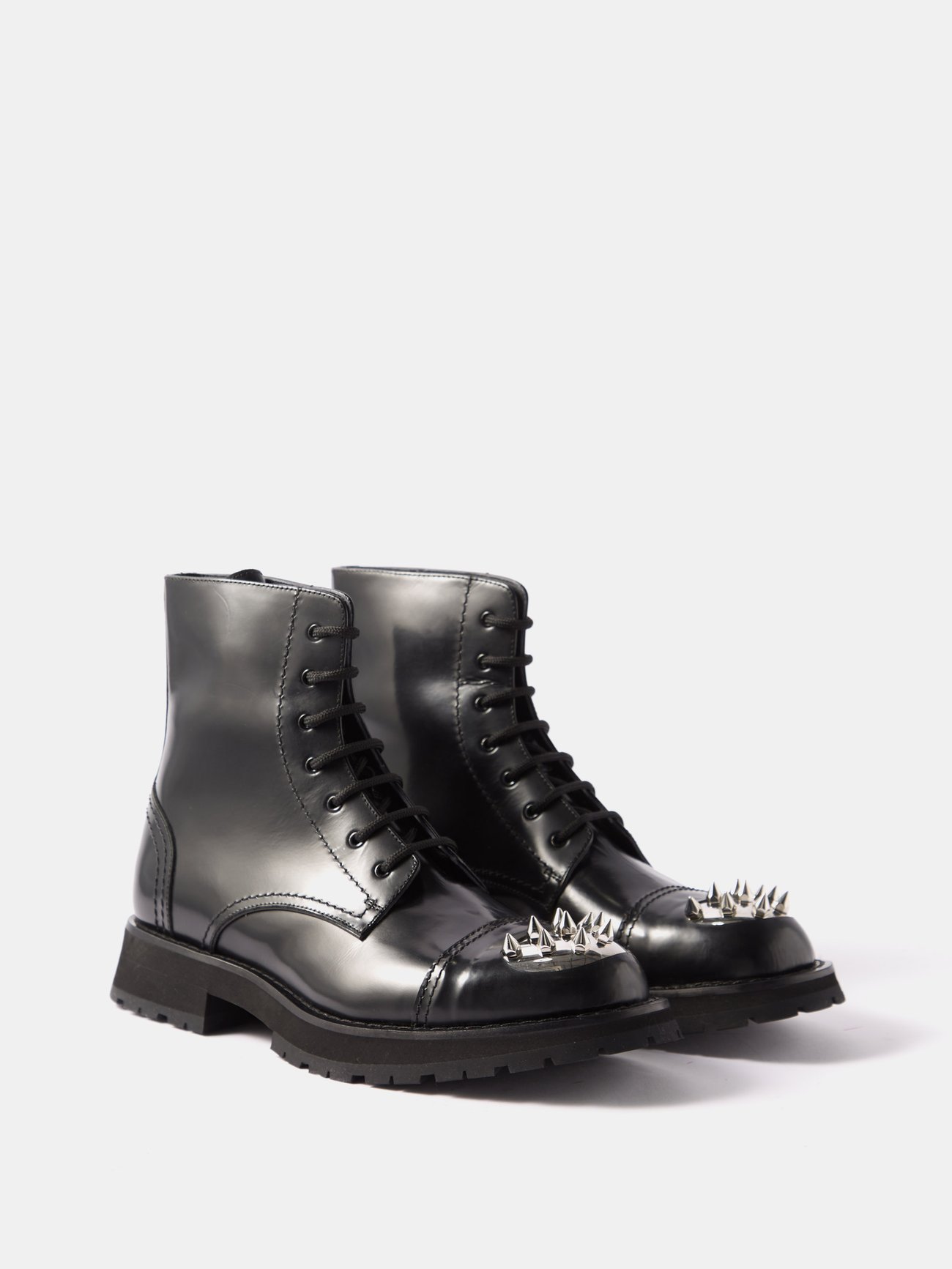 Alexander McQueen Spiked-Sole High-Heel Sandals