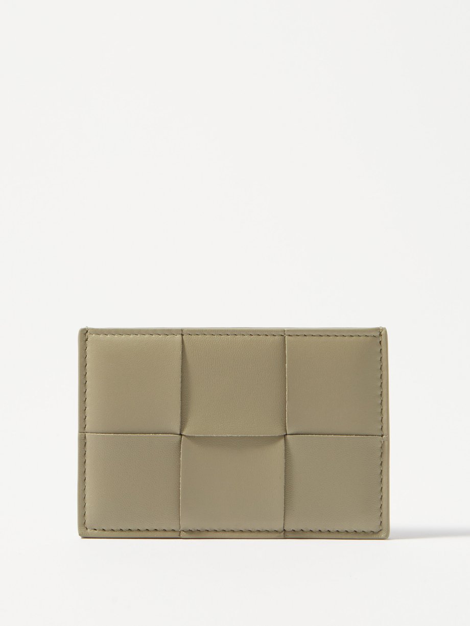 BOTTEGA VENETA Cassette intrecciato leather cardholder