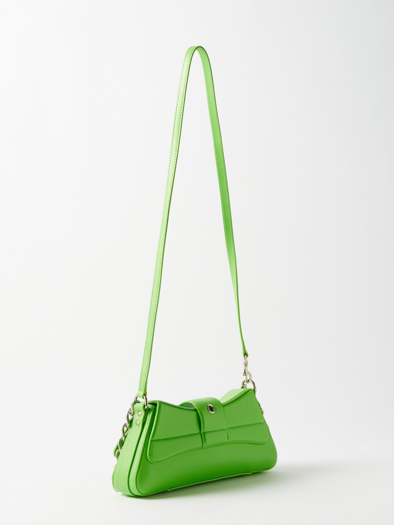 Balenciaga - Lindsay S Leather Shoulder Bag - Womens - Green