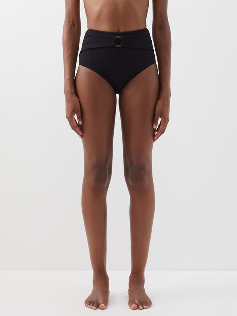 Haight x Tina Kunakey: Tina Adjustable Bikini Bottom - Black – Azaleas