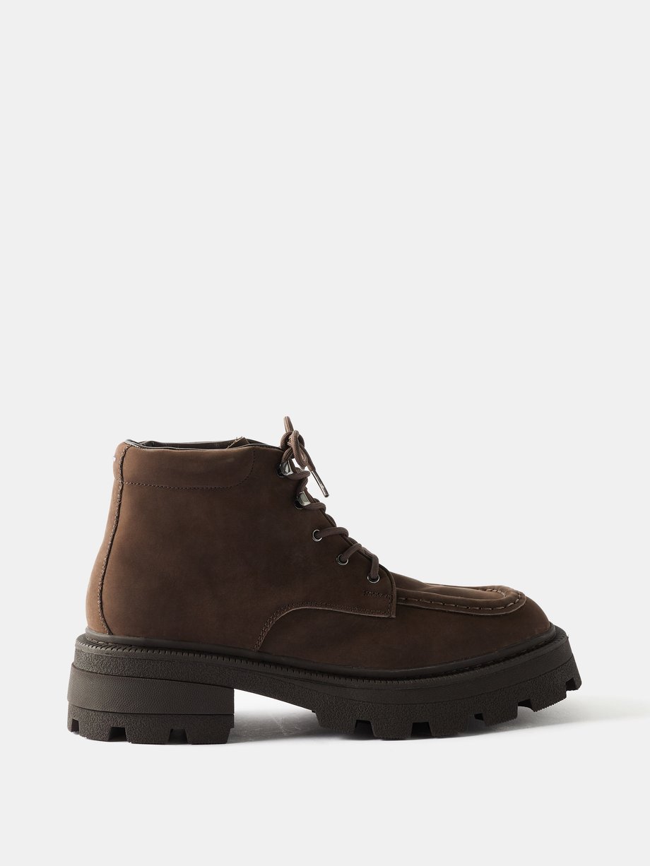 Brown Tribeca lace-up suede boots | EYTYS | MATCHESFASHION US