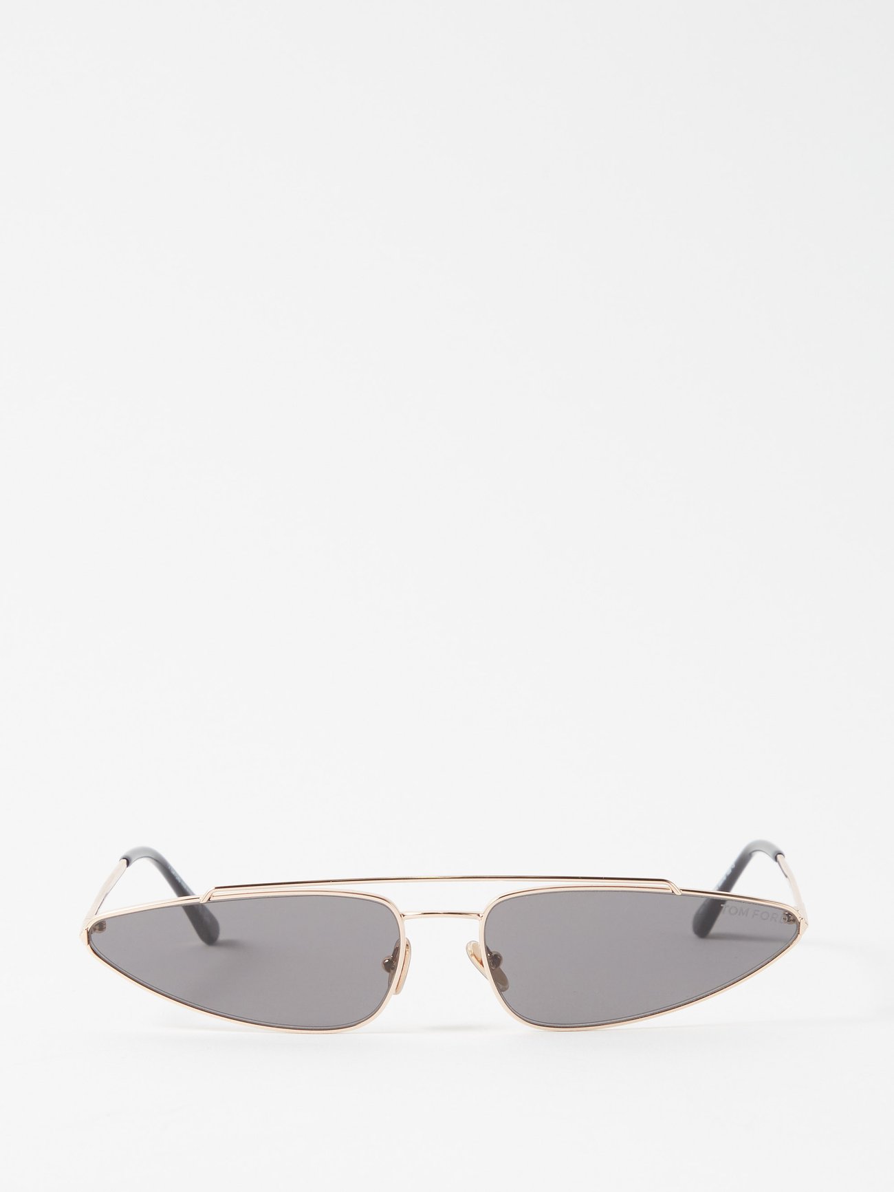 Rose gold Cam metal sunglasses | Tom Ford | MATCHESFASHION US