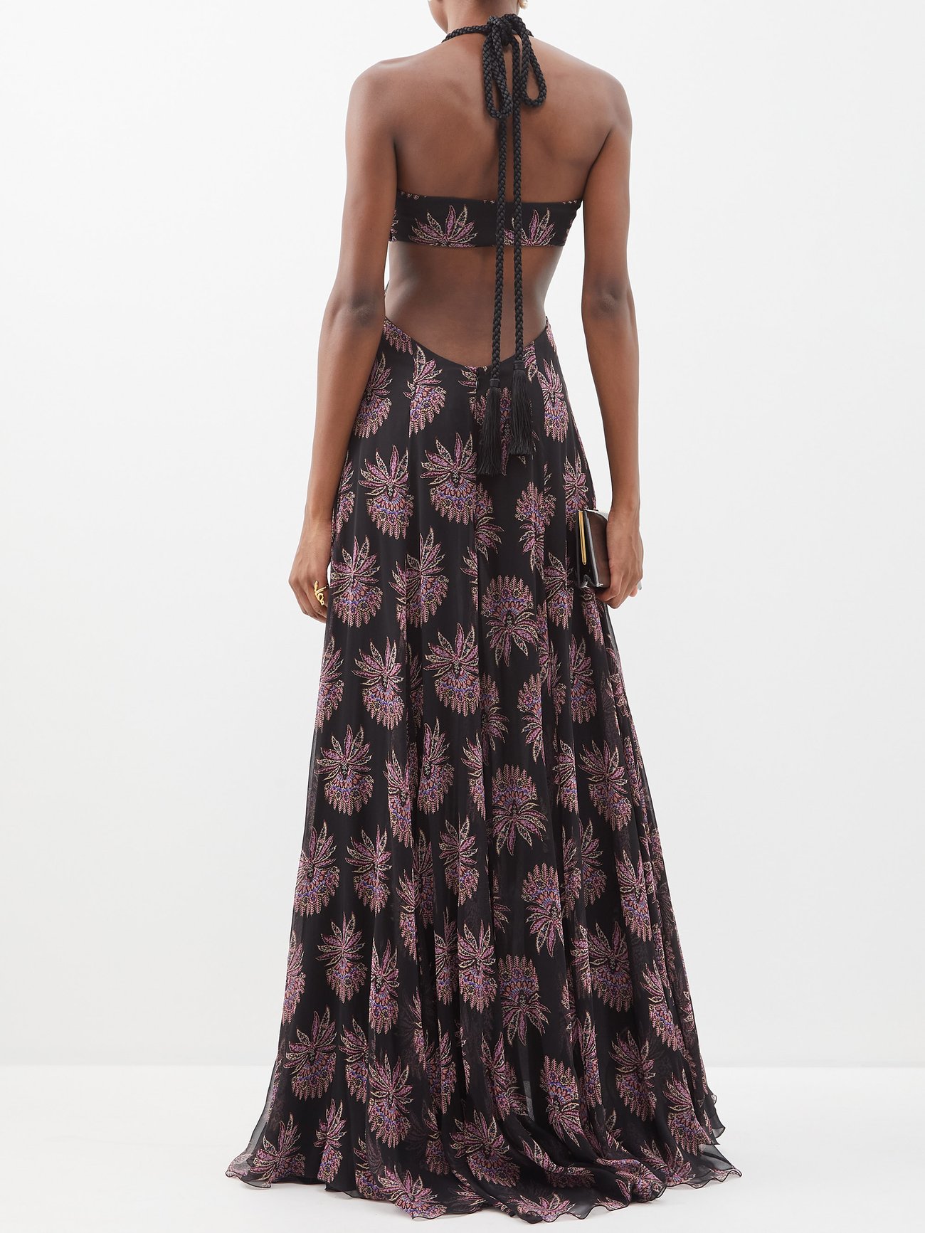 Paisley Printed Maxi Dress - Adored By Alex