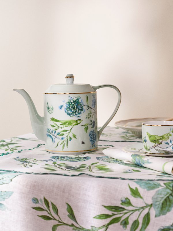 Aquazzura Casa Secret Garden porcelain teapot