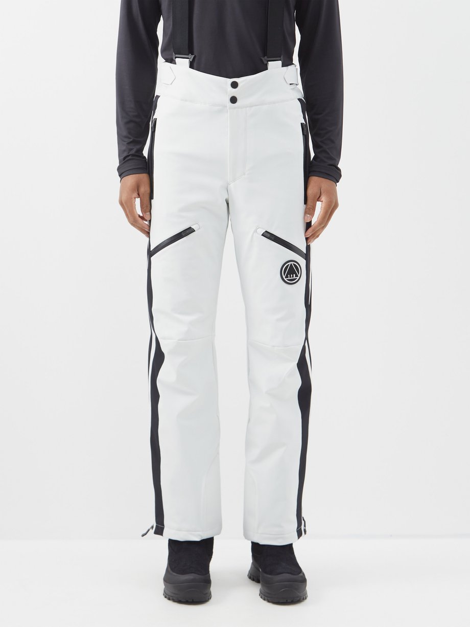 White Striped logo-patch ski trousers | Sportalm | MATCHESFASHION US