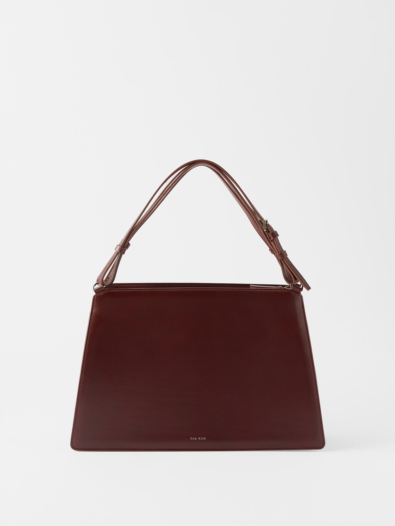 Brown Delanie leather shoulder bag | The Row | MATCHESFASHION US