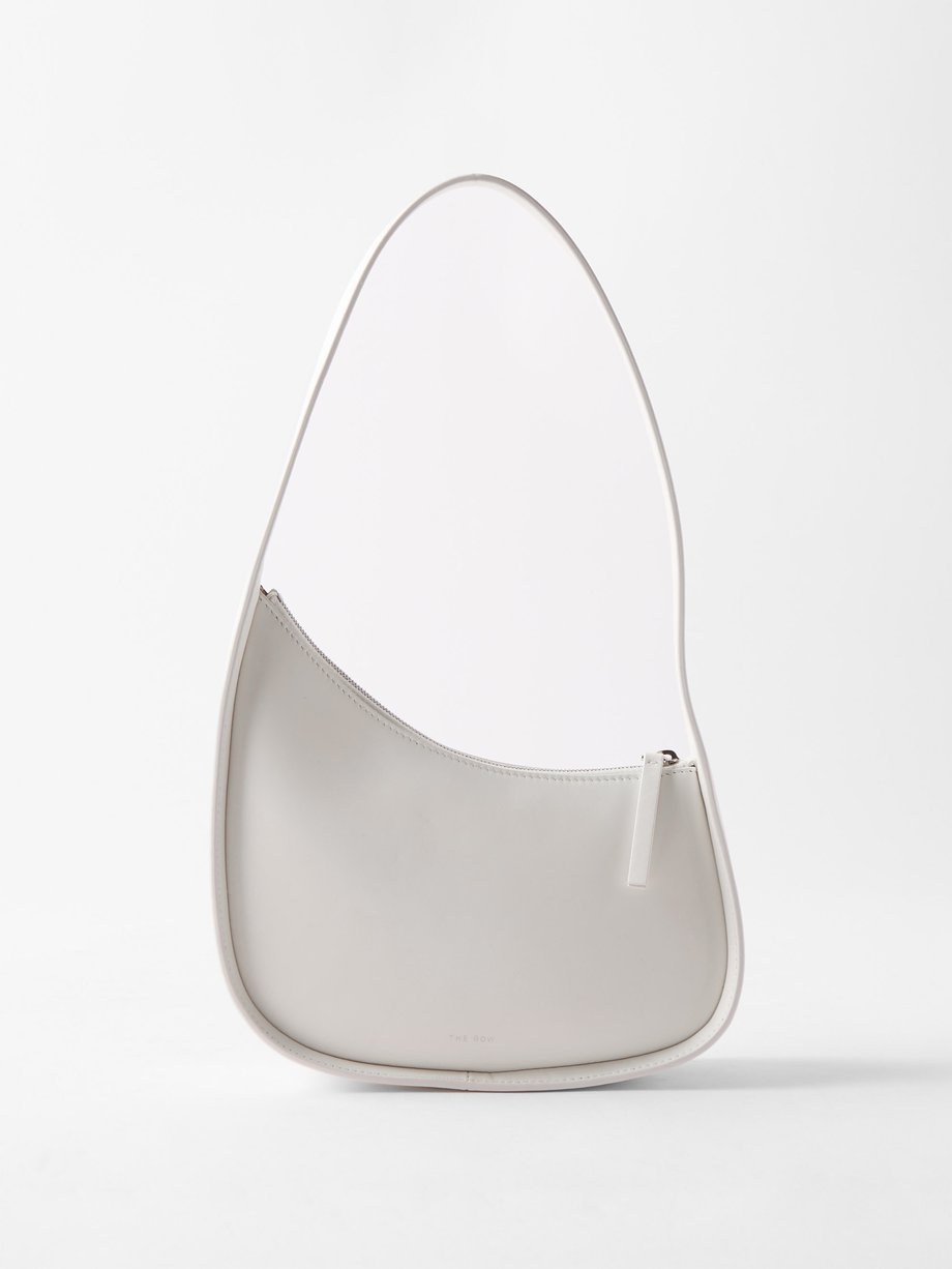 White Half Moon leather shoulder bag | The Row | MATCHES UK