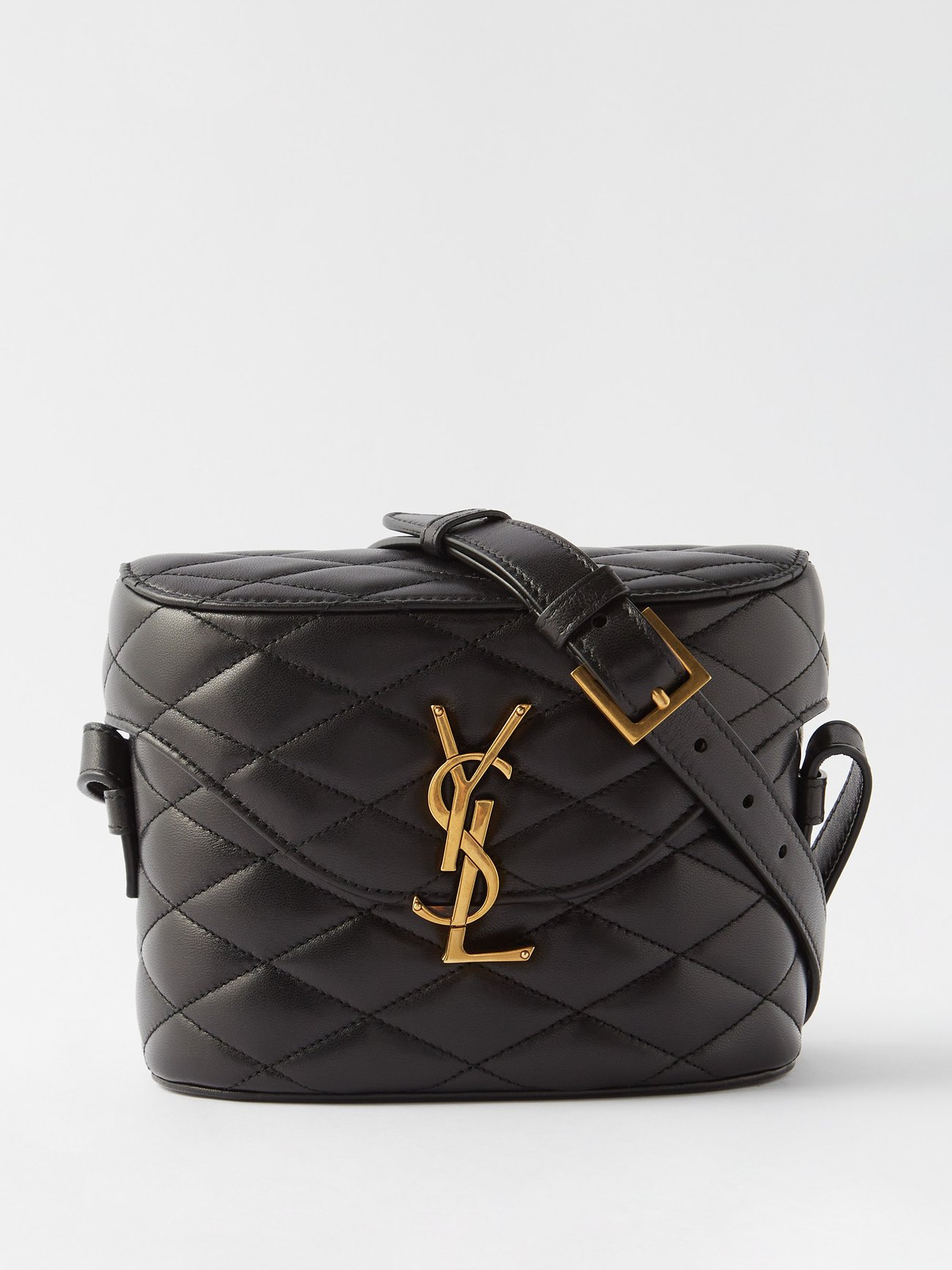 June Quilted Leather Shoulder Bag in Black - Saint Laurent