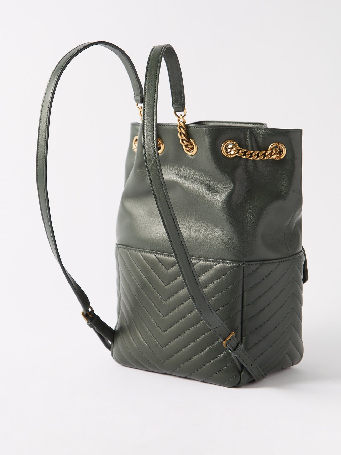 Joe quilted leather backpack