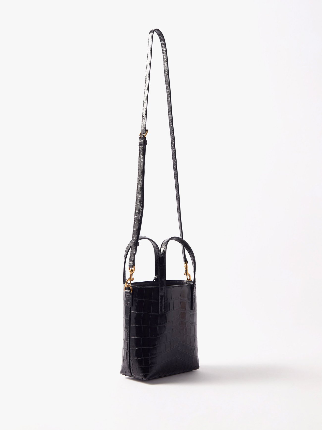 Shopper toy handbag Saint Laurent Black in Wicker - 27478127