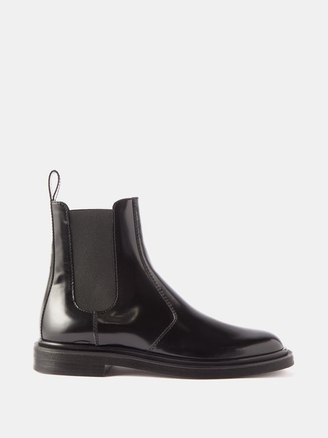 Black Out Lina spiked leather Chelsea boots | Christian Louboutin