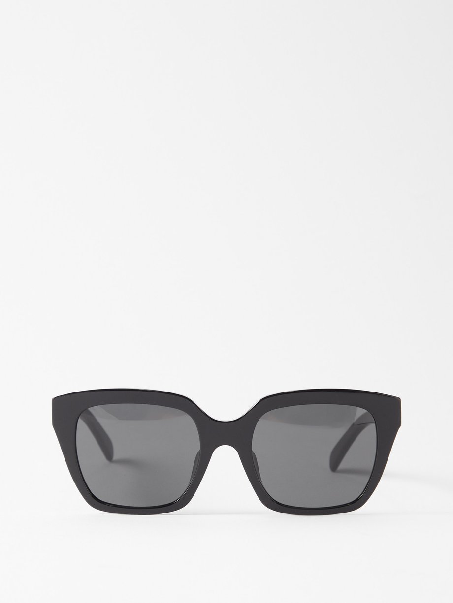 Celine Eyewear Logo acetate sunglasses