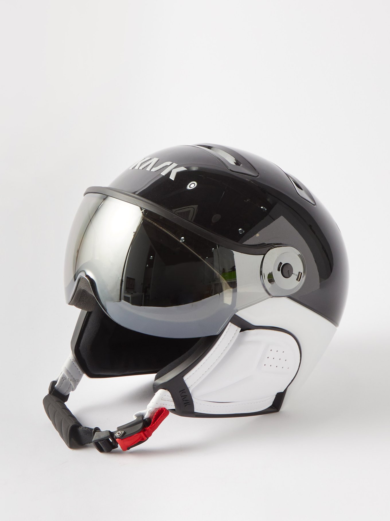 新品) カスク Kask バイザー付き スキーヘルメット 58サイズ-