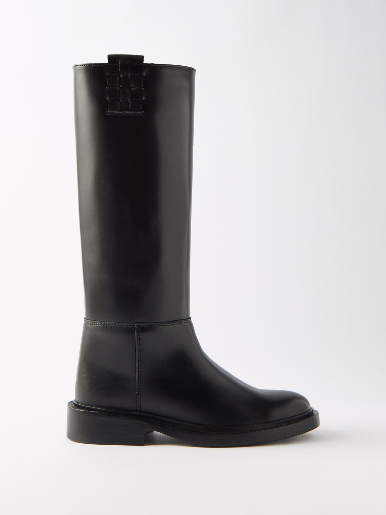 Black Annella leather boots | Hereu | MATCHES UK