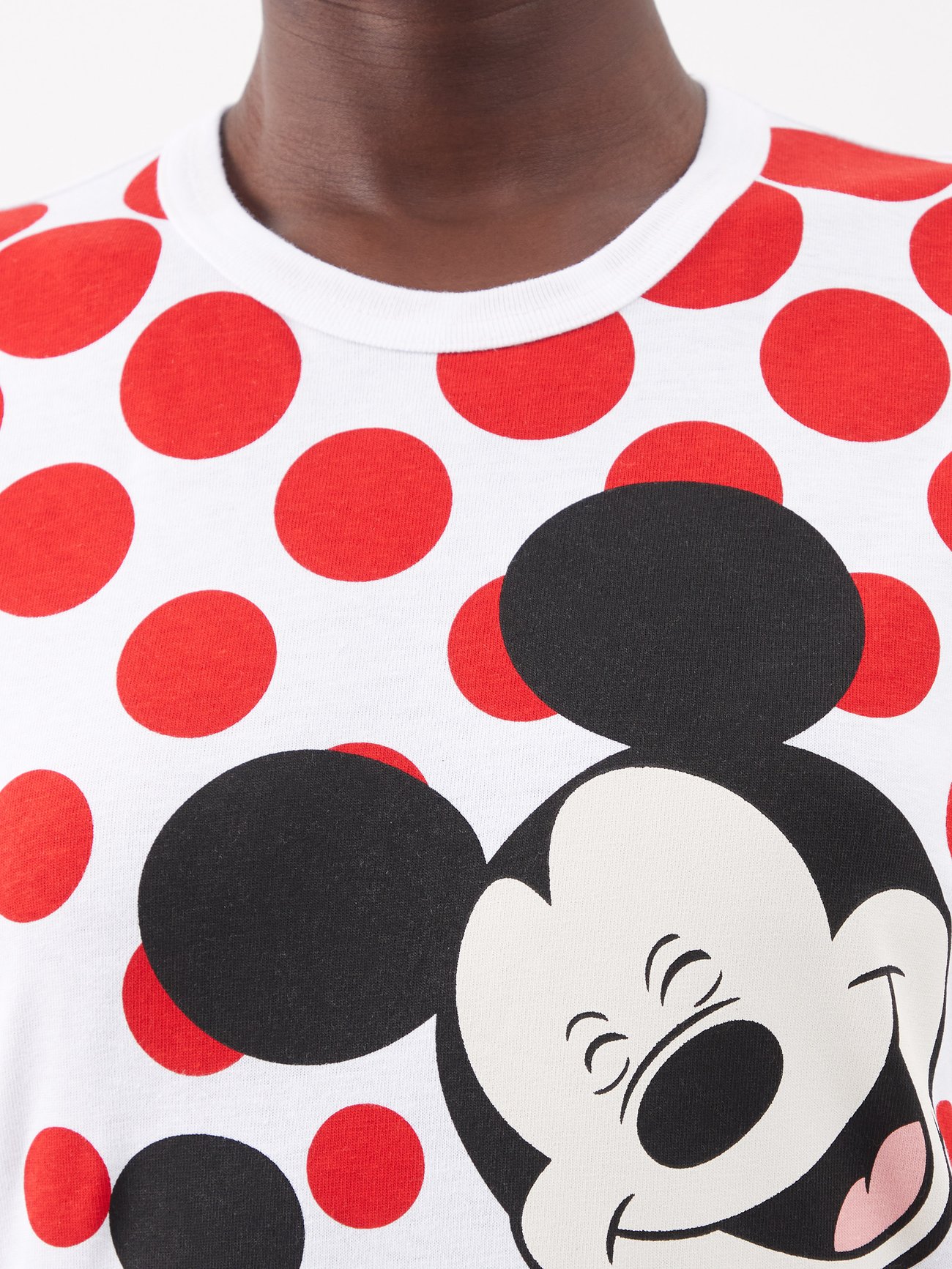 Comme des Garcons x Disney Mickey T-Shirt White