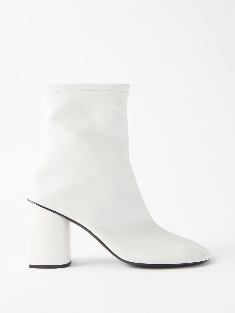 domæne regn Lad os gøre det White Glove 80 inverted-heel leather ankle boots | Balenciaga |  MATCHESFASHION US