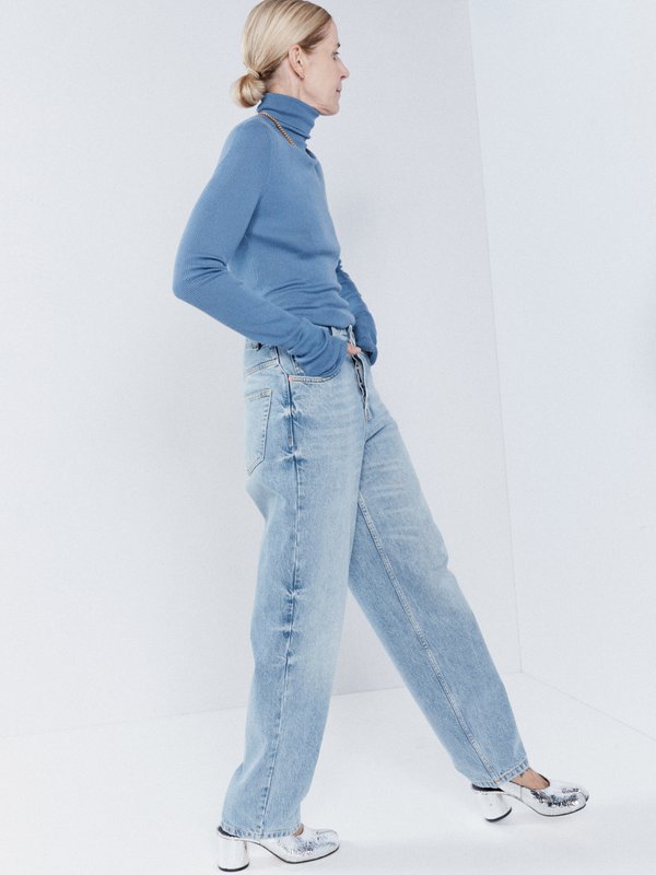 Raey Taper organic-cotton high-waisted tapered jeans