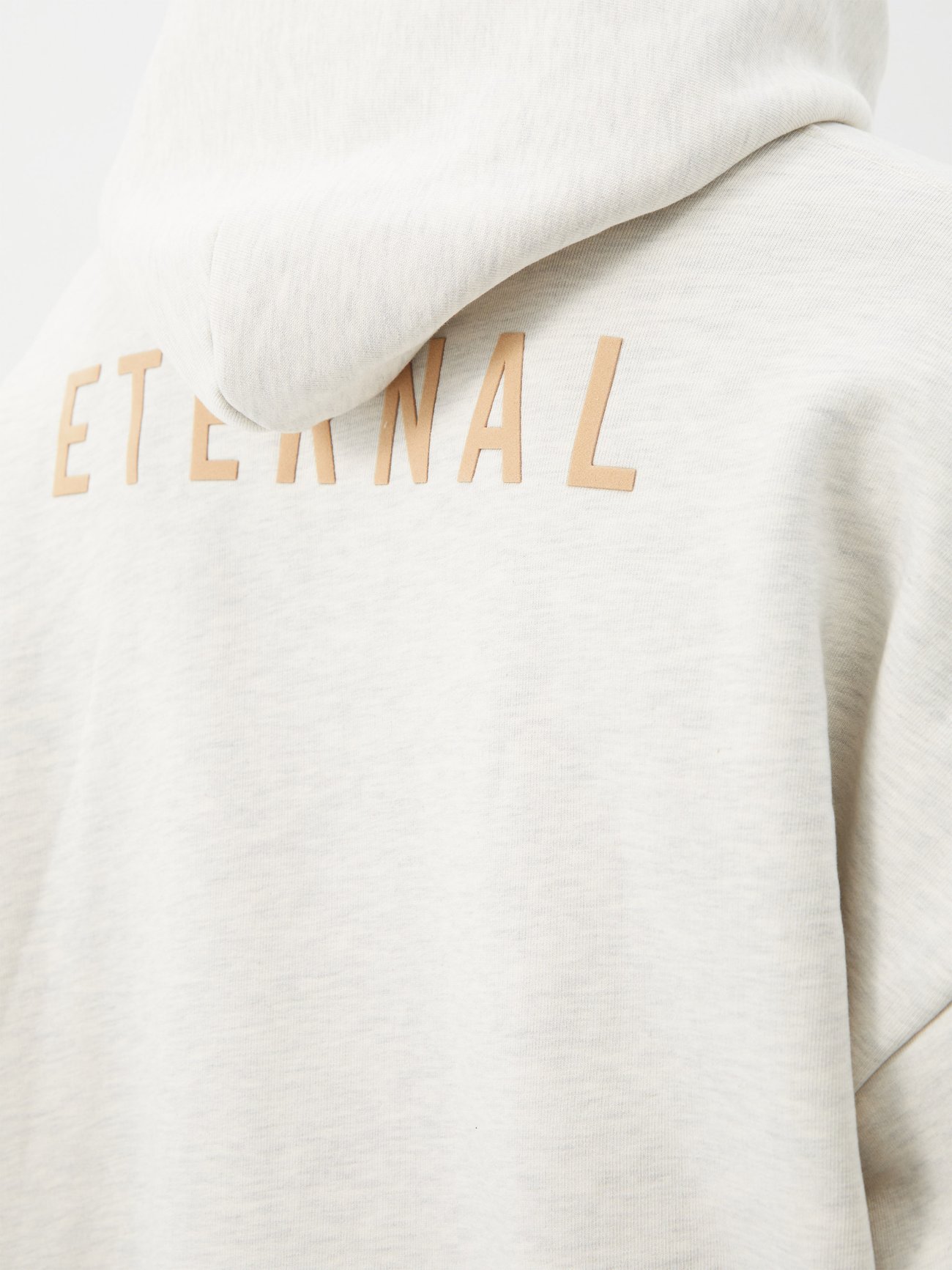 Neutral Eternal-flocked cotton-jersey sweatshirt