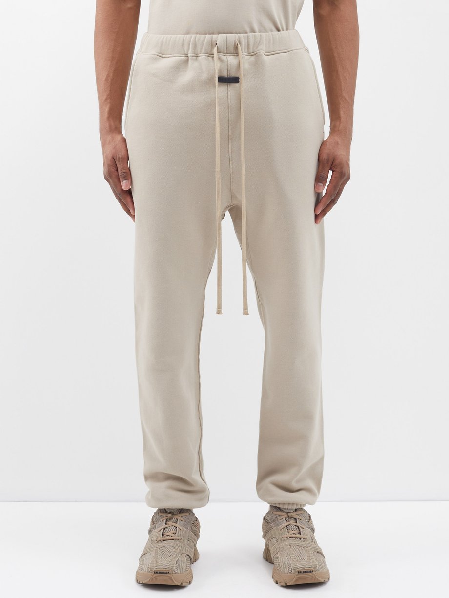 Beige Eternal cotton-jersey track pants | Fear Of God | MATCHESFASHION US