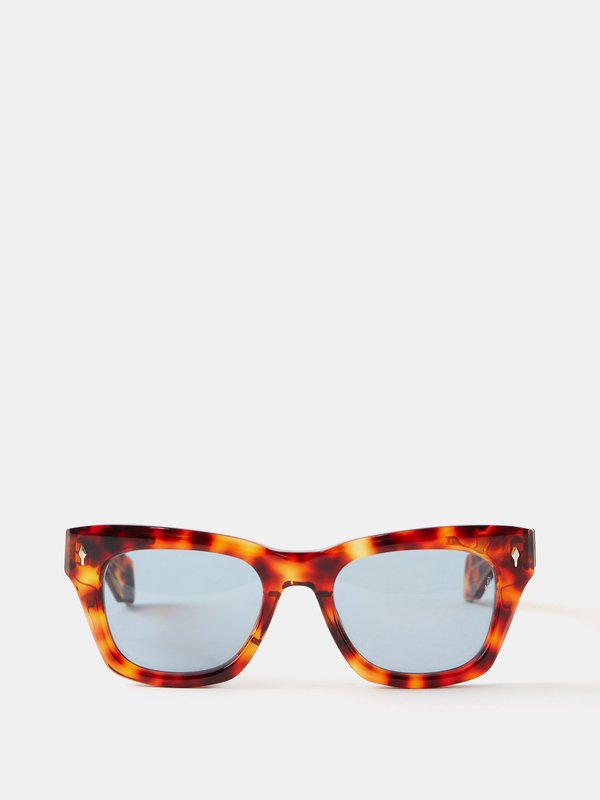 Jacques Marie Mage Dealan square tortoiseshell-acetate sunglasses