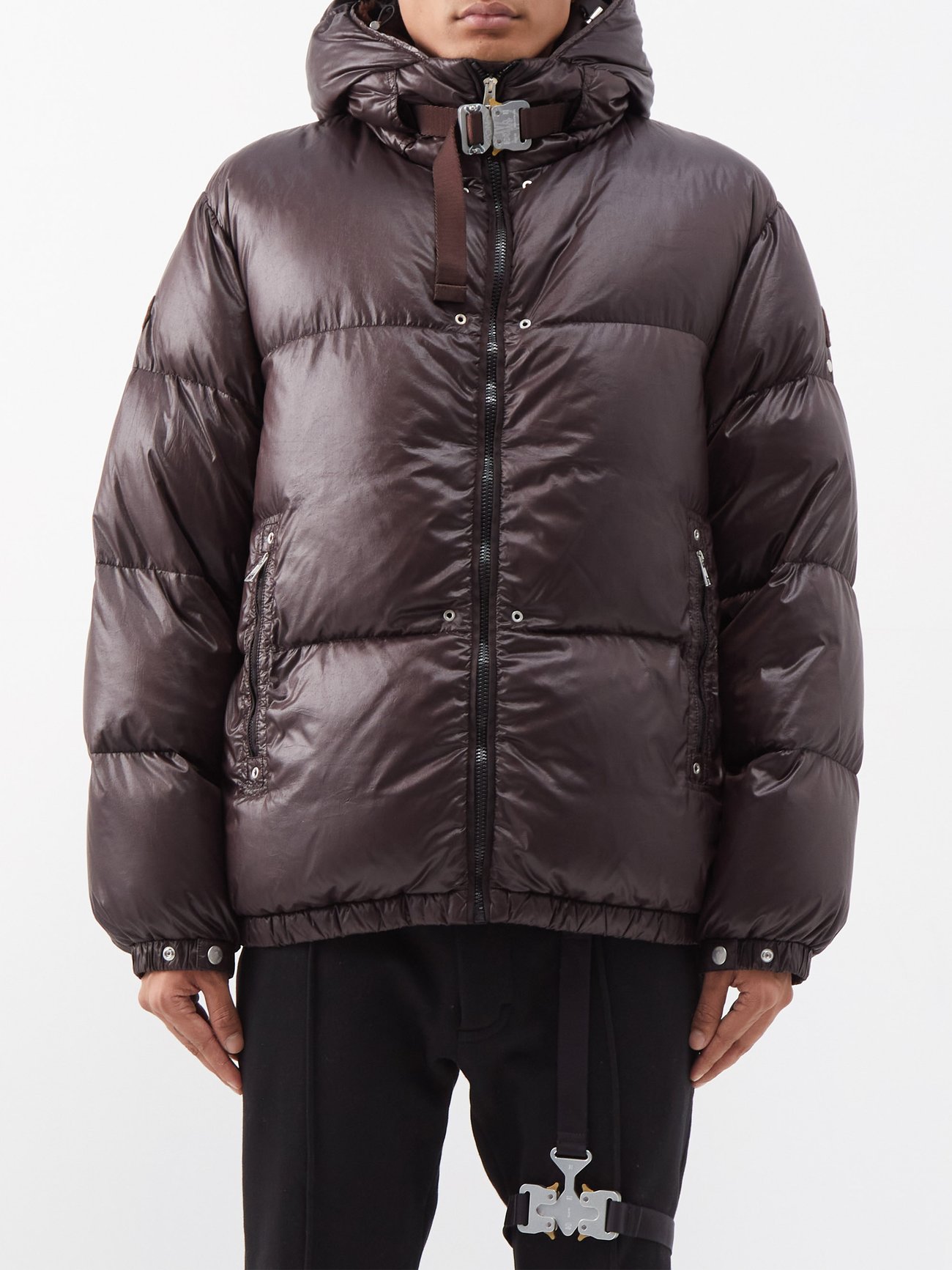 Almondin shearling gilet lined down jacket video