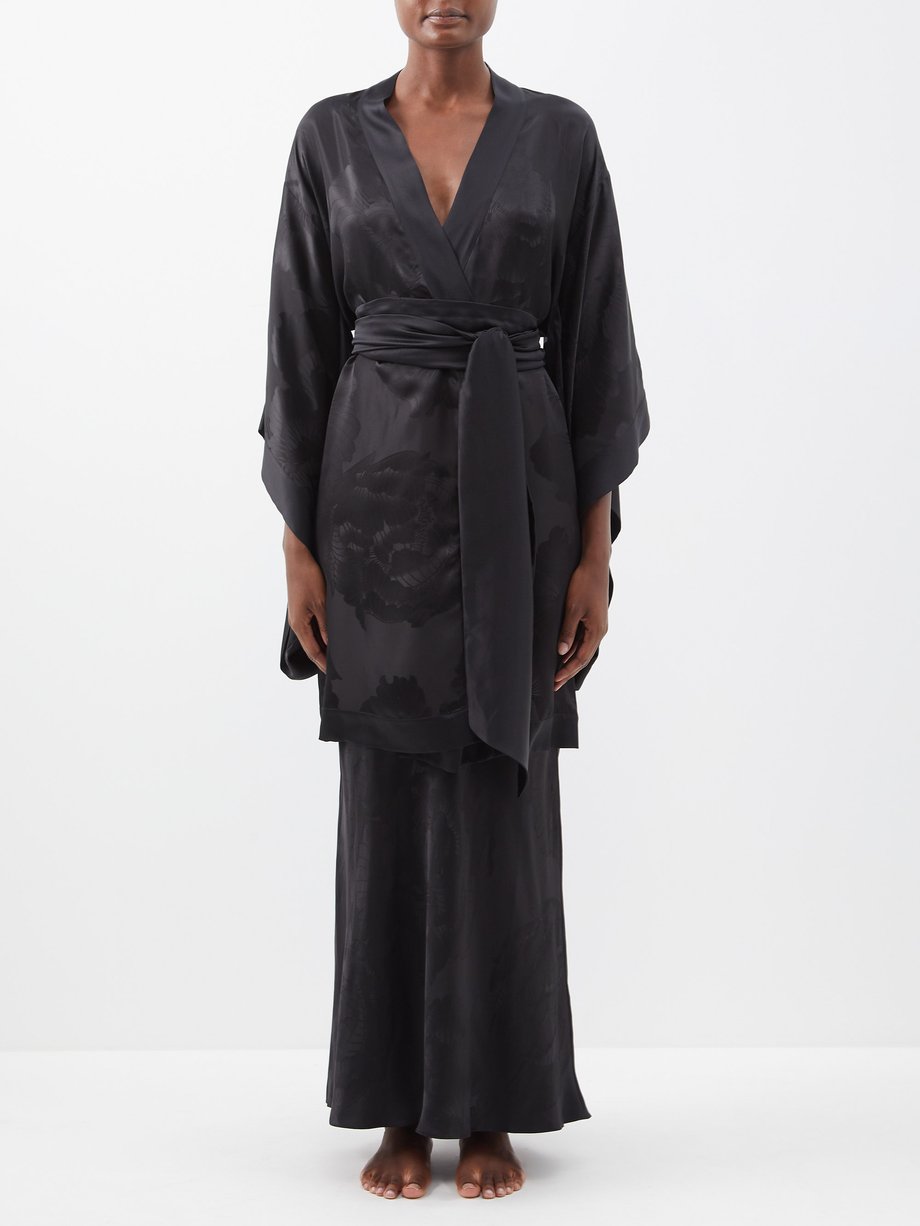 Carine Gilson satin-silk robe