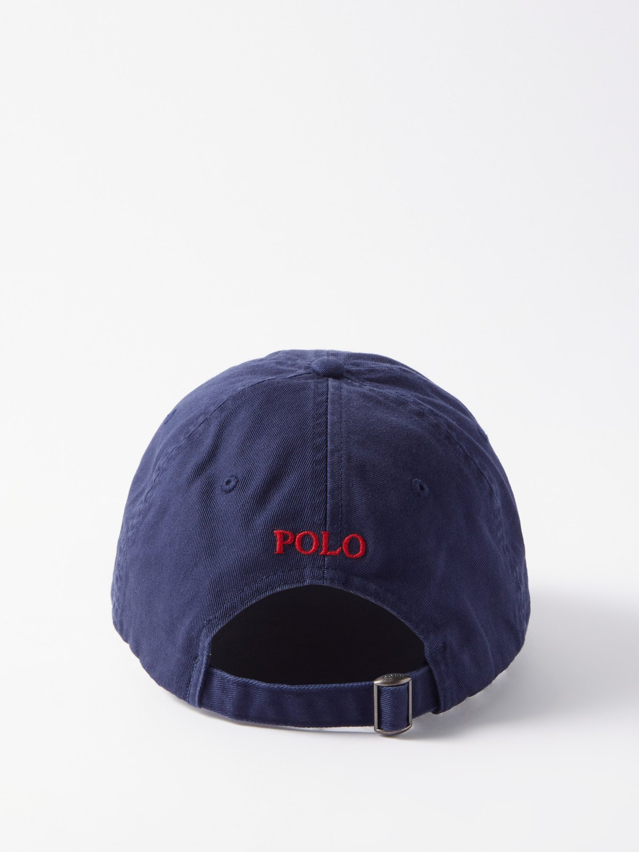 Navy Logo-embroidered cotton-twill baseball cap | Polo Ralph