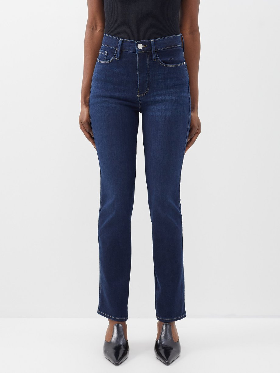 Blue Le Sylvie slim straight-leg jeans | FRAME | MATCHESFASHION UK