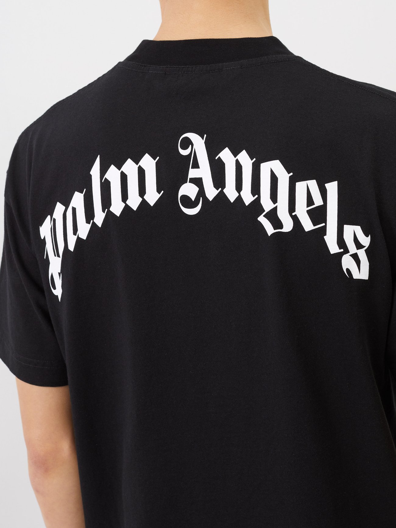 PALM ANGELS: Teddy Bear cotton T-shirt - Black