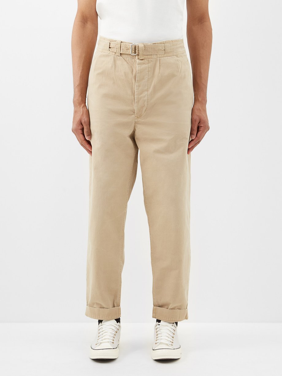 Polo Ralph Lauren Mens Slim Fit Twill Cargo Trousers  Vintage Khaki   TheHutcom