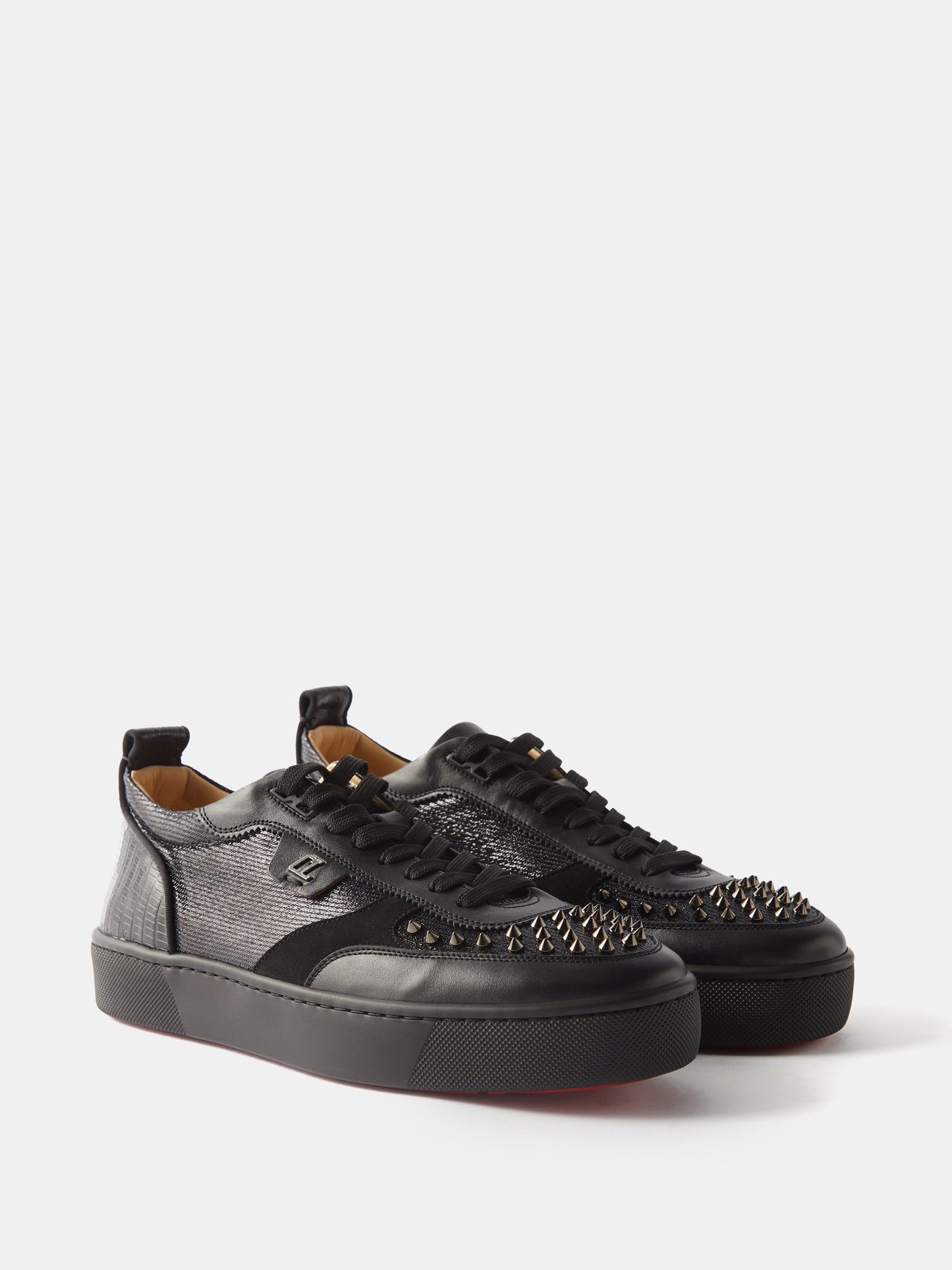 Happyrui Spiked Leather Sneakers