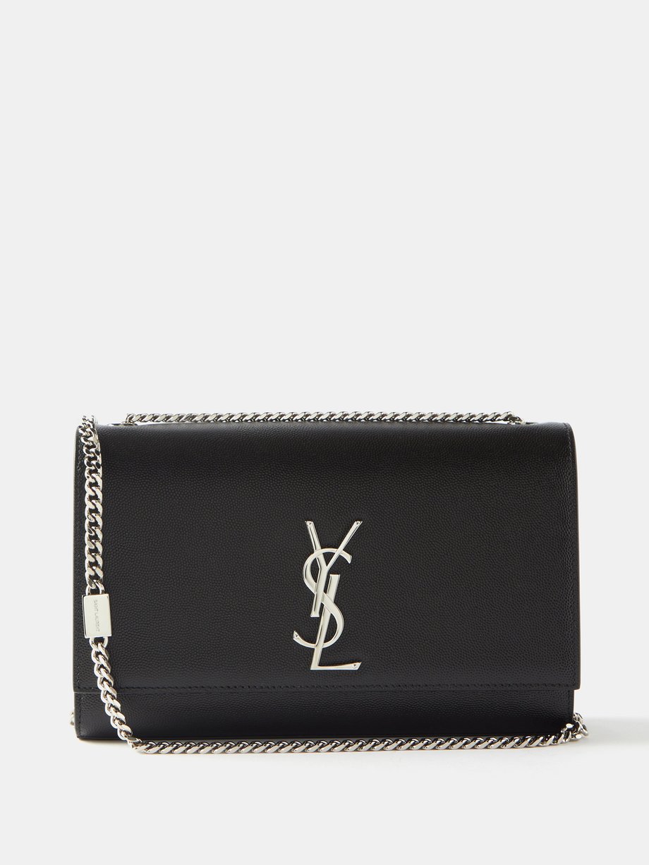 Black Kate medium YSL-logo leather cross-body bag