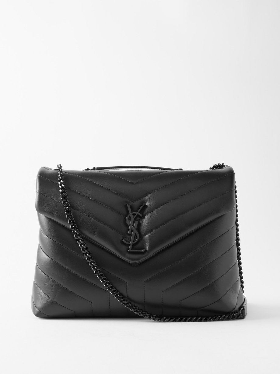 Black Loulou Toy quilted leather shoulder bag