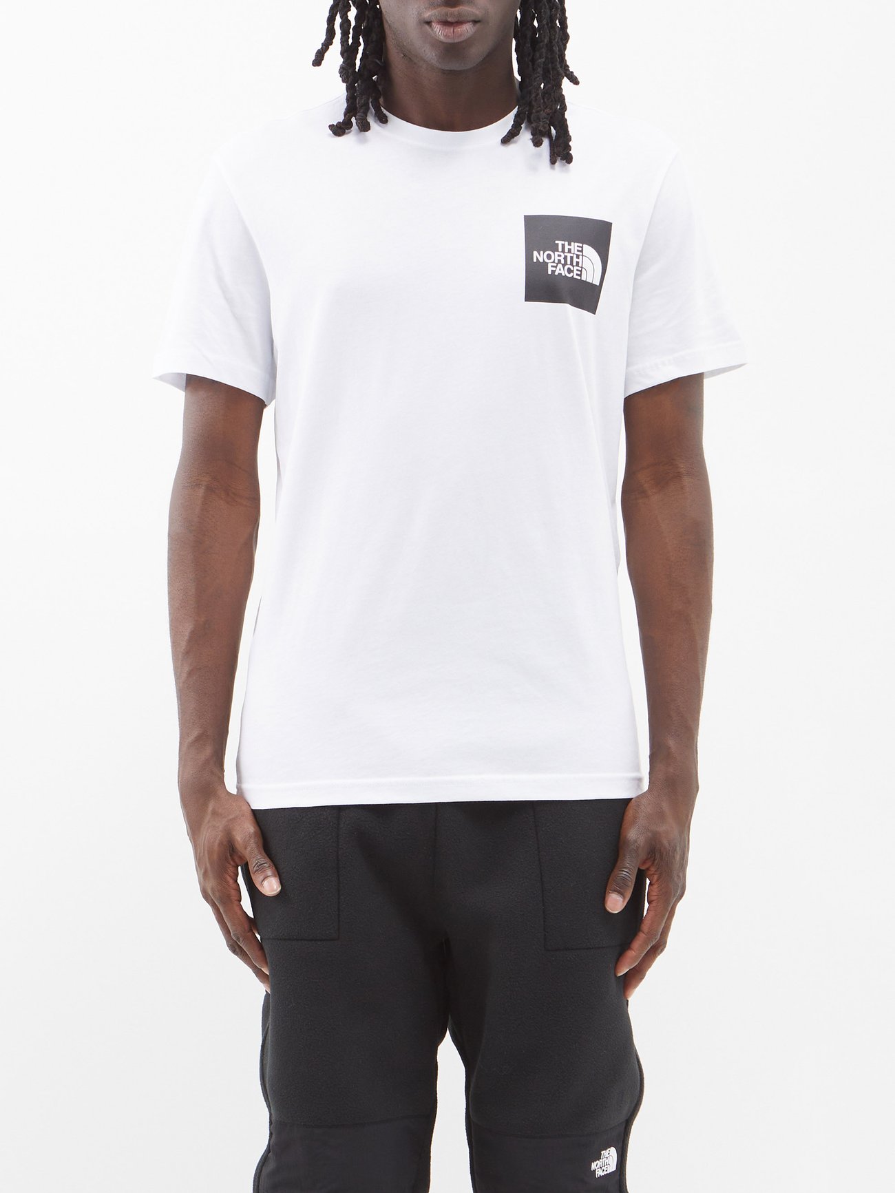 Ongrijpbaar vod chocola White Logo-patch cotton-jersey T-shirt | The North Face | MATCHESFASHION US