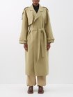 The Frankie Shop Suzanne cotton-canvas trench coat