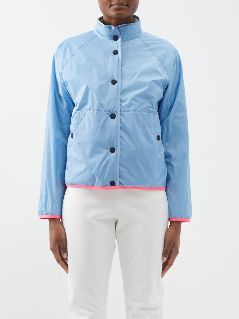 Blue Reversible fleece-lined jacket, Moncler Grenoble
