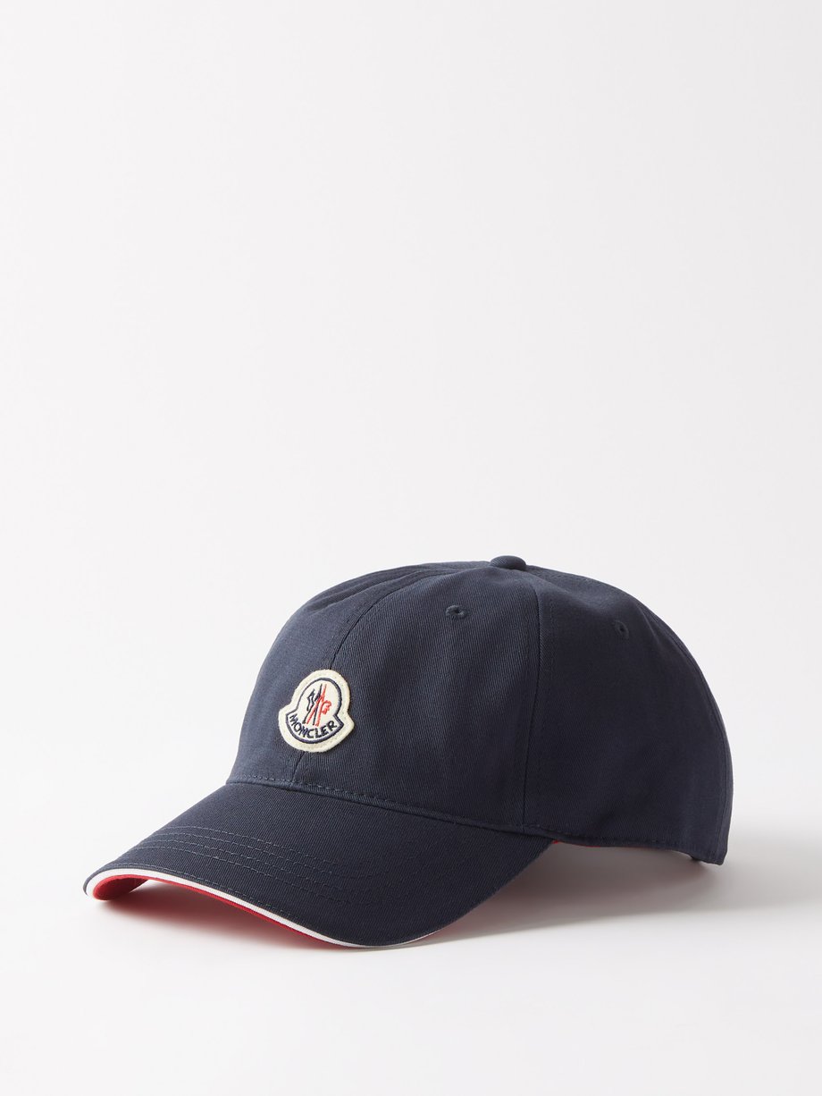 モンクレール帽子/ベースボールキャップ  ネイビー系